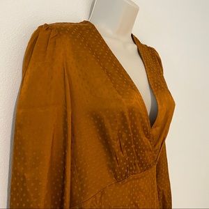 jacquard empire midi dress